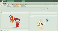 Desktop Screenshot of darkwx.deviantart.com