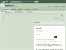 Tablet Screenshot of daisyrose423.deviantart.com