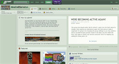 Desktop Screenshot of minecraftservers.deviantart.com