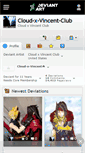 Mobile Screenshot of cloud-x-vincent-club.deviantart.com