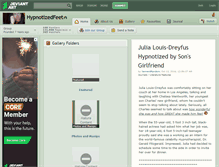 Tablet Screenshot of hypnotizedfeet.deviantart.com