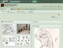 Tablet Screenshot of delbertcaraccioli.deviantart.com