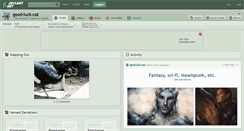 Desktop Screenshot of good-luck-cat.deviantart.com