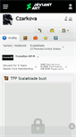 Mobile Screenshot of czarkova.deviantart.com