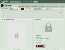 Tablet Screenshot of czarkova.deviantart.com