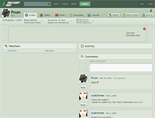 Tablet Screenshot of pnum.deviantart.com