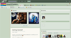 Desktop Screenshot of group-of-freedom.deviantart.com