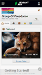 Mobile Screenshot of group-of-freedom.deviantart.com