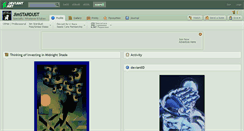 Desktop Screenshot of jimstardust.deviantart.com
