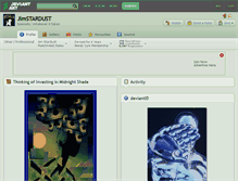 Tablet Screenshot of jimstardust.deviantart.com