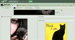 Desktop Screenshot of black-cats.deviantart.com