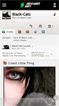 Mobile Screenshot of black-cats.deviantart.com
