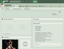 Tablet Screenshot of eroticafan.deviantart.com