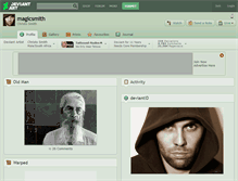 Tablet Screenshot of magicsmith.deviantart.com