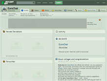 Tablet Screenshot of eurochat.deviantart.com
