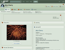 Tablet Screenshot of mizz-cherry.deviantart.com