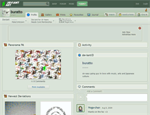 Tablet Screenshot of buratto.deviantart.com