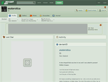 Tablet Screenshot of esoterotica.deviantart.com