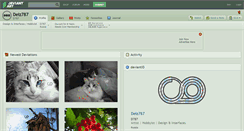 Desktop Screenshot of deiz787.deviantart.com