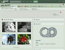 Tablet Screenshot of deiz787.deviantart.com