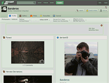 Tablet Screenshot of banderoo.deviantart.com