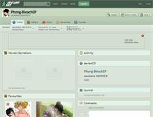Tablet Screenshot of phong-bleachsp.deviantart.com