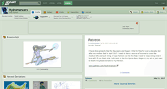 Desktop Screenshot of hydromancerx.deviantart.com