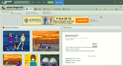 Desktop Screenshot of anime-dragon920.deviantart.com