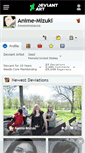 Mobile Screenshot of anime-mizuki.deviantart.com
