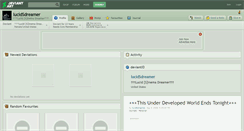 Desktop Screenshot of lucidsdreamer.deviantart.com