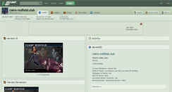 Desktop Screenshot of claire-redfield-club.deviantart.com