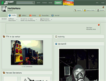 Tablet Screenshot of herbiehere.deviantart.com