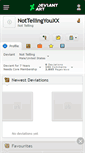 Mobile Screenshot of nottellingyouxx.deviantart.com