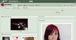 Desktop Screenshot of killer-bambi.deviantart.com