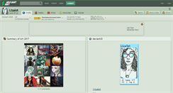 Desktop Screenshot of lizalot.deviantart.com