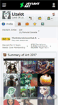 Mobile Screenshot of lizalot.deviantart.com