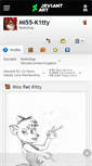 Mobile Screenshot of mi55-k1tty.deviantart.com