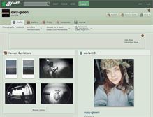 Tablet Screenshot of easy-green.deviantart.com