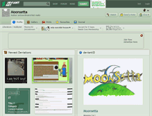 Tablet Screenshot of moonsetta.deviantart.com