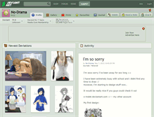 Tablet Screenshot of no-drama.deviantart.com