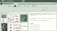 Desktop Screenshot of dragonofdarkness1992.deviantart.com
