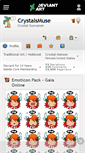 Mobile Screenshot of crystalsmuse.deviantart.com