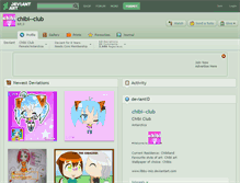 Tablet Screenshot of chibi--club.deviantart.com