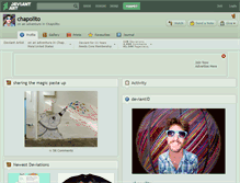 Tablet Screenshot of chapolito.deviantart.com