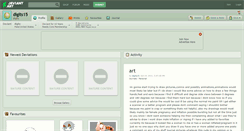 Desktop Screenshot of digits15.deviantart.com