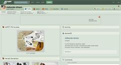 Desktop Screenshot of elaborate-dream.deviantart.com