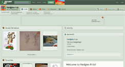 Desktop Screenshot of hedgies-r-us.deviantart.com