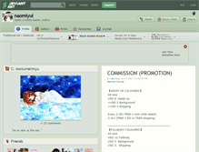 Tablet Screenshot of naomiyui.deviantart.com