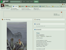 Tablet Screenshot of cluey.deviantart.com