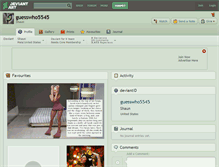 Tablet Screenshot of guesswho5545.deviantart.com